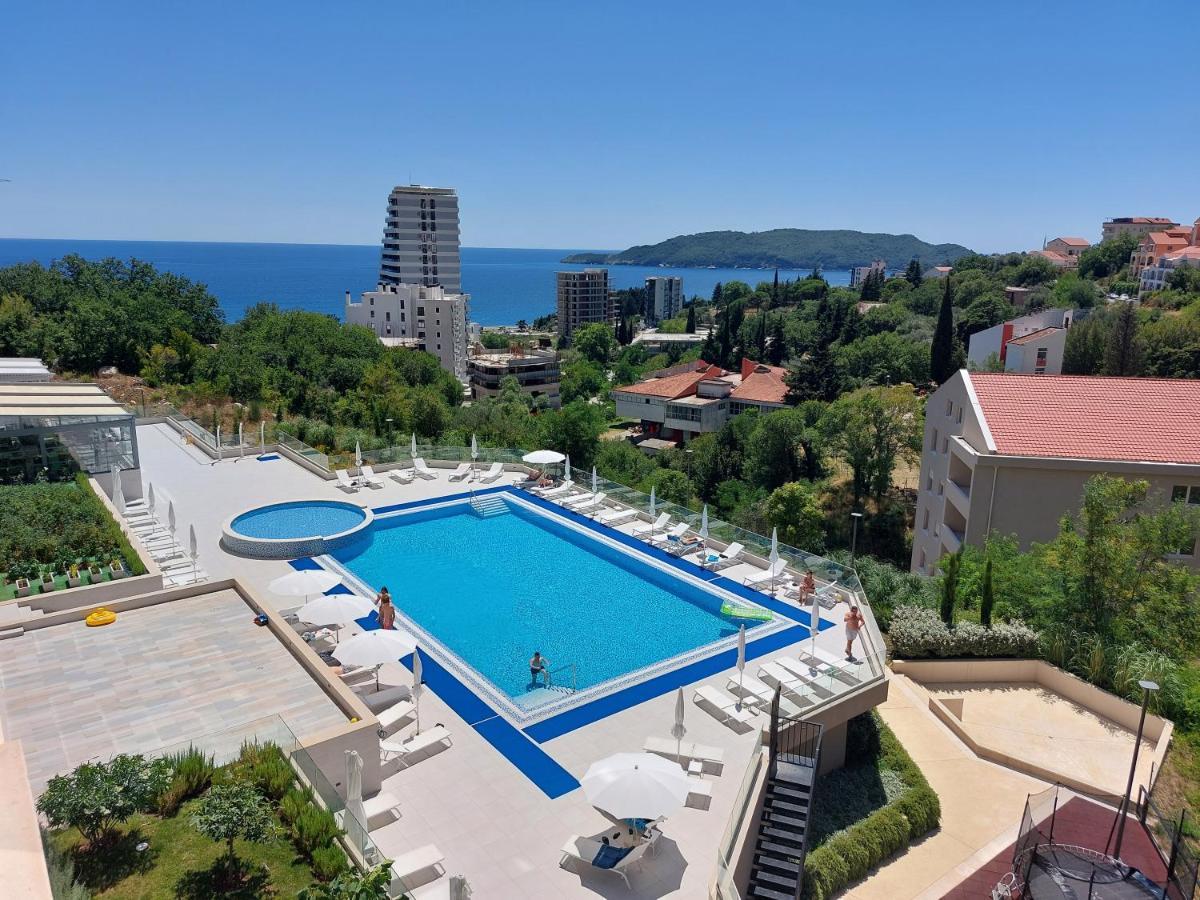 Comfort Studio With Sea View And Swimming Pool Bečići Extérieur photo